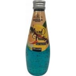 Безалкогольный напиток BISAN Mixed fruit с семенами базилика 0,29 л