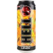 Энергетический напиток HELL Peach - Lemon 0,5 л