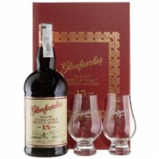 Виски Glenfarclas Glenfarclas 15 yo + 2 бокала подарочная коробка 0,7 л