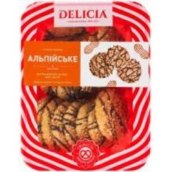 Печенье Делиция сдобное Альпийское с декором 200 г (4823102513638)