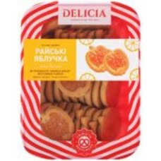 Печенье Делиция Райские яблочки со вкусом апельсина 350 г (4823102513874)