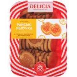 Печенье Делиция Райские яблочки со вкусом апельсина 350 г (4823102513874)