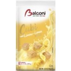 Кубики вафельные Balconi с лимоном 250 г