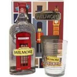 Набор подарочный Wilmore джин London Dry Gin 37.5% + стакан в коробке 0,7 л