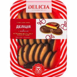Печенье Деліція сдобное со вкусом вишни 300 г