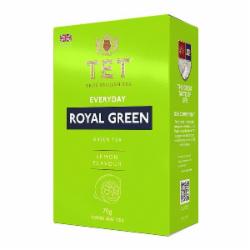 Чай зеленый TET Everyday Royal Green листовой с ароматом лимона 70 г