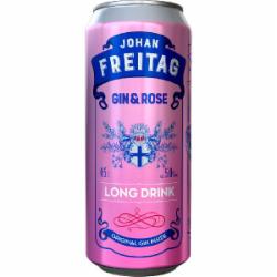 Слабоалкогольный напиток Johan Freitag Gin&Rose 0,5 л