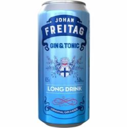 Слабоалкогольный напиток Johan Freitag Gin&Tonic 0,5 л