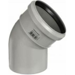Колено канализационное Valsir ПП d110x45° HTB
