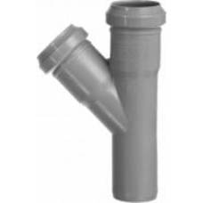 Тройник канализационный Valsir ПП d40х40x45°