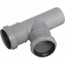 Тройник канализационный Valsir ПП d50х50x67°