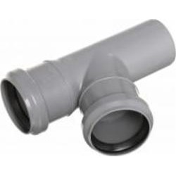 Тройник канализационный Valsir ПП d50х50x67°