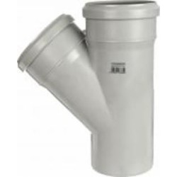 Тройник канализационный Valsir ПП d110x110х45° HTEA
