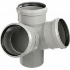 Крестовина канализационная Valsir ПП d110x110х110x67° HTED
