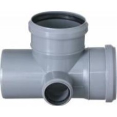 Крестовина канализационная Valsir Valsir ПП d110x110х50x90° двухплоскостная