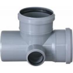 Крестовина канализационная Valsir Valsir ПП d110x110х50x90° двухплоскостная