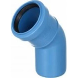 Колено канализационное Valsir безшумное Triplus d50x45° (VS0650425)