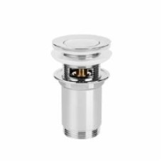 Донный клапан Invena для умывальника с переливом Click-clack SC-B1-027