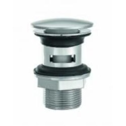 Донный клапан Invena (пластиковая пробка) для умывальника с переливом ABC Click-clack SC-B1-029