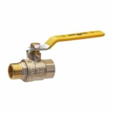 Кран шаровой Brass для газа 15 1/2'' ЗВ с ручкой