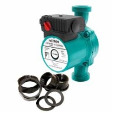 Насос Wetron циркуляционный 100Вт Hmax 6м Qmax 50л/мин 1“ 180мм зел + гайки 1“