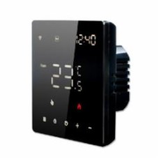 Терморегулятор для теплого пола In-Therm СЕНСОРНЫЙ PT 081 BLACK - ЧЕРНЫЙ КОРПУС И ЭКРАН
