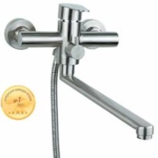 Смеситель Aquatica HT Ø35 для ванны гусак прямой 325мм дивертор встроенный картриджный SS (HT-2C271P) Смеситель Aquatica HT Ø35 для ванны гусак прямой 325мм дивертор встроенный картриджный SS (HT-2C271P)