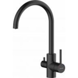 Смеситель для кухни Koller Pool Orion Double Black Matt ORDB0500F