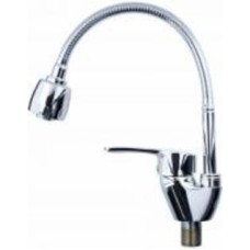 Смеситель для кухни Aquatica ML 40 мм гусак гофрированный на гайке (9746120)