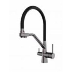 Смеситель для кухни Aqua Rodos BOLONIA 03 GUN METAL
