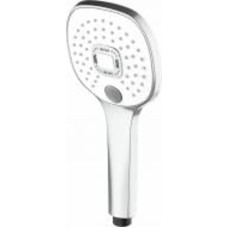 Ручной душ ScandiSPA 3 режима, переключатель-кнопка, квадратная форма хром/белый