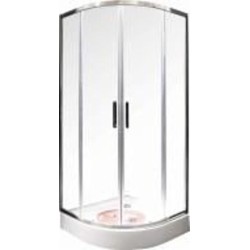 Душевая кабина Ravak XU1CP4-90 R550 Полированный алюминий TRANSPARENT