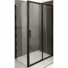 Душевое ограждение EGO прямоугольное раздвижное LEX BLACK 120х80х200 см