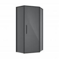 Душевая кабина Koller Pool KS90PВGR KVADRO STAR Black matt 900x900x1950 мм (стекло Grey)