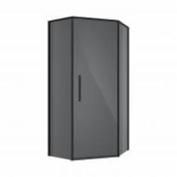 Душевая кабина Koller Pool KS90PВGR KVADRO STAR Black matt 900x900x1950 мм (стекло Grey)