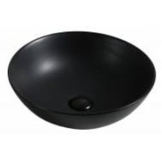 Умывальник Koller Pool Aqua matte black 40х40 см