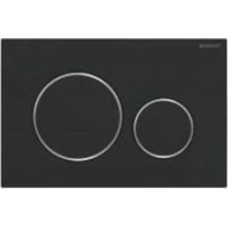 Клавиша смыва Geberit Sigma20 115.882.14.1 черная матовая/хром