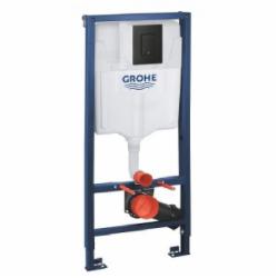 Инсталляция для унитаза Grohe Rapid SL 3 в 1 с квадратной кнопкой черной