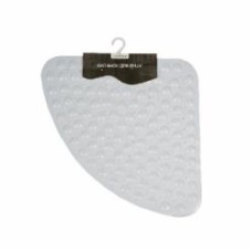 Коврик для ванной Eco Fabric треугольный Сфера 72х51 см белый