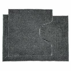 Набор ковриков Dariana Ананас 55x50+50x80 тепло-серый