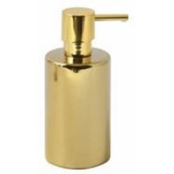 Дозатор для жидкого мыла Spirella porcelain tube золотой