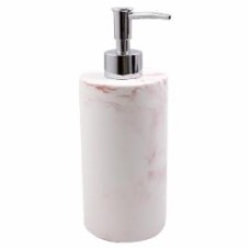 Дозатор для жидкого мыла Trento Brillo Rosa ECO бело-розовый 65215