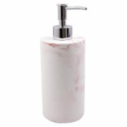Дозатор для жидкого мыла Trento Brillo Rosa ECO бело-розовый 65215