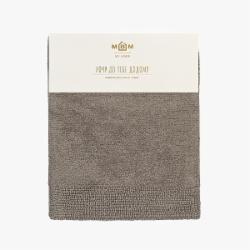 Коврик для ванной комнаты MVM Пляж 50x60 см BM-03 XS Dark Gray