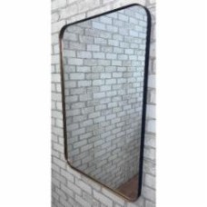 Зеркало в алюминиевой раме 60х90 (ЕЗ-01000) TM30092-чорное/золото