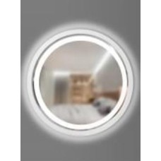 Зеркало со встроенной подсветкой Luxury Wood Perfection Slim LED ясень снежно-белый D650 мм