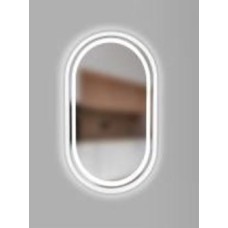 Зеркало со встроенной подсветкой Luxury Wood Freedom Slim LED ясень снежно-белый 450x750 мм