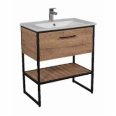 Тумба Aqua Rodos Loft-Scandi с умывальником Arte 75 см (напольная)