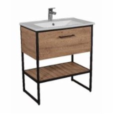 Тумба Aqua Rodos Loft-Scandi с умывальником Arte 100 см (напольная)