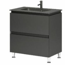 Тумба на ножках Aquarius Loretto 100 Graphite под умывальник Plaza